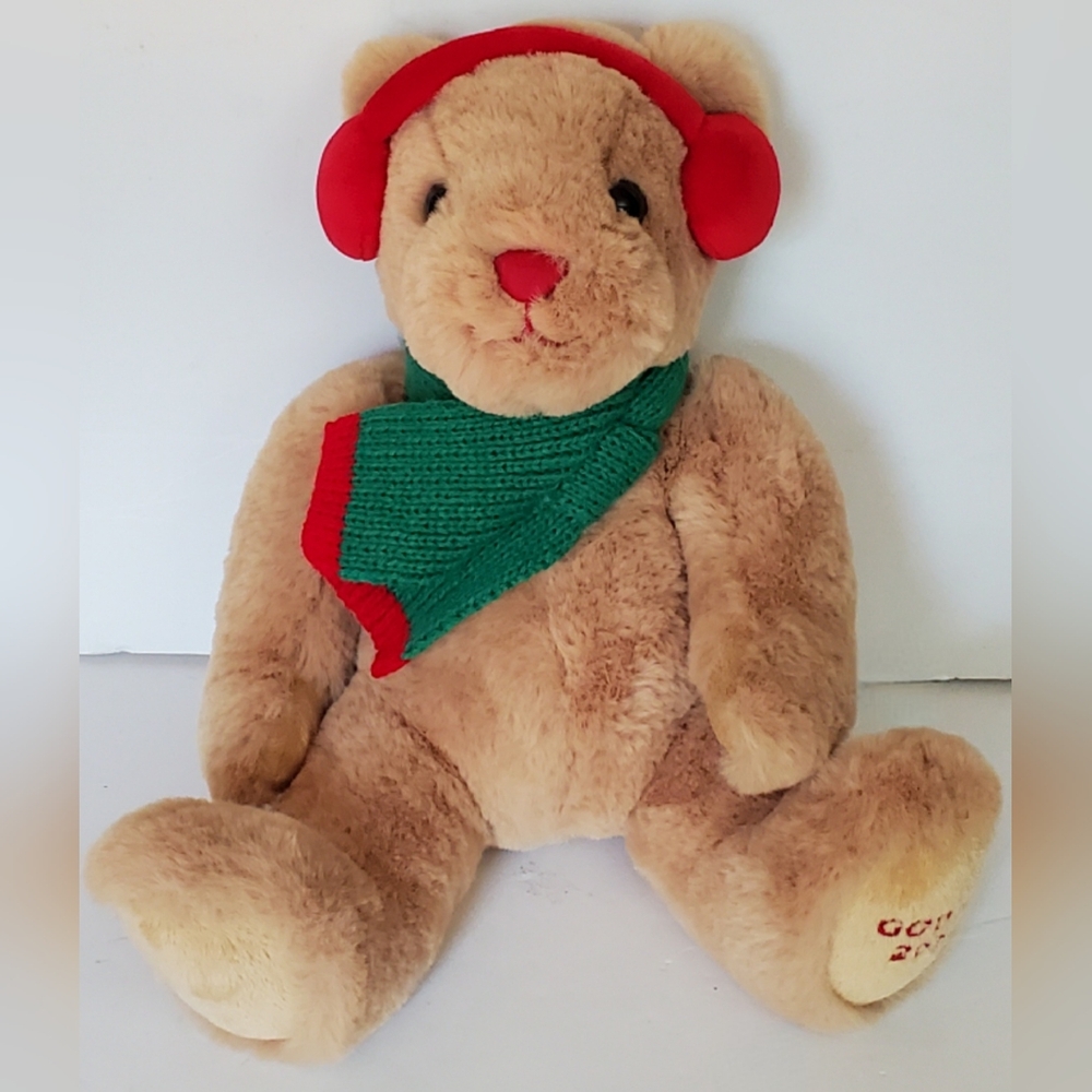 Godiva 2022 Soft Baby Kids Brown Bear Plush Toy Stuffed Animal Holiday - EUC